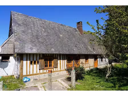 vente maison 4 pièces 77 m² à gueutteville-les-grès (76460)  97 000 €