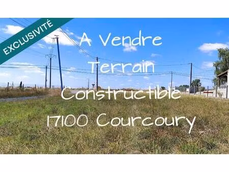 vente terrain 1918 m² saintes (17100)