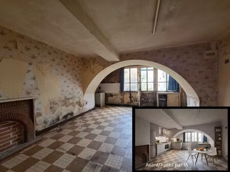 vente maison 7 pièces  183.00m²  massérac