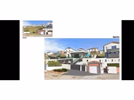 unieux 42240 terrain constructible viabilisé 764m² pc purgé certains travaux déjà réalisés