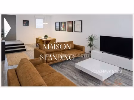 rodemack (57570) maison contemporaine de standing 108m² à quelques minutes du luxembourg