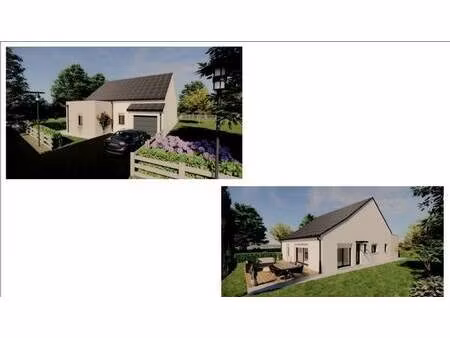 terrain avec maison neuve à vendre