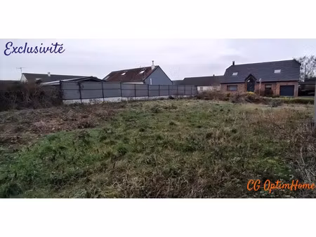 vente terrain 800 m² noyelles-sous-bellonne (62490)
