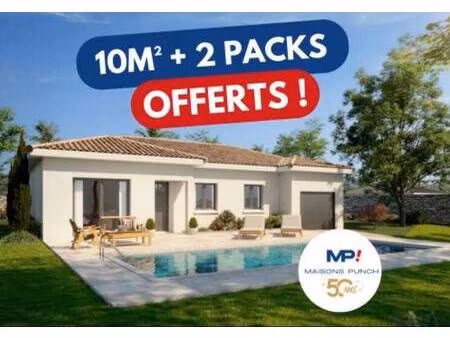 terrain avec maison neuve à vendre