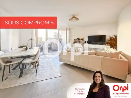 vente appartement 2 pièces 48 m² juvignac (34990)