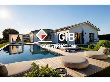 vente maison à construire 90 m² arveyres (33500)