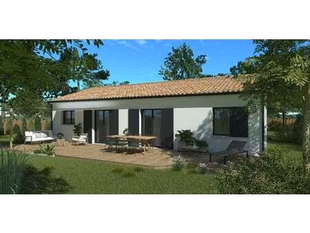 vente maison à construire 80 m² biscarrosse (40600)