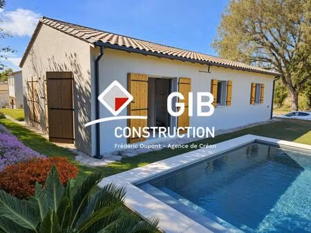 vente maison à construire 70 m² libourne (33500)