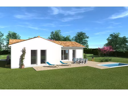 vente maison à construire 90 m² montils (17800)