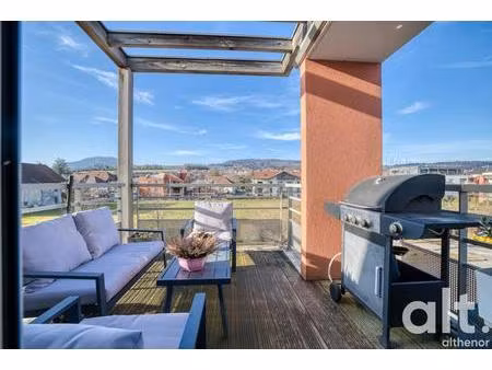 appartement à metz-tessy – terrasse et parmelan