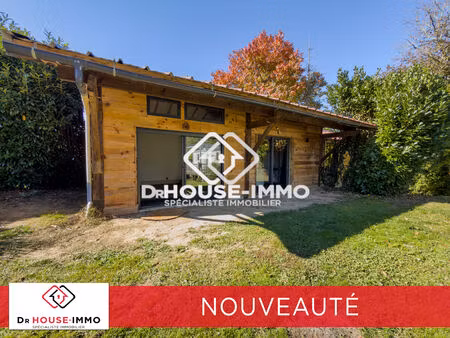 chalet en bois au calme avec petit étang