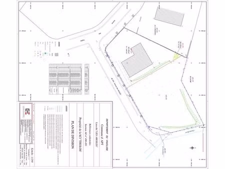 terrain en zone industrielle