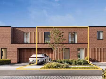 moderne nieuwbouw aan groenzone