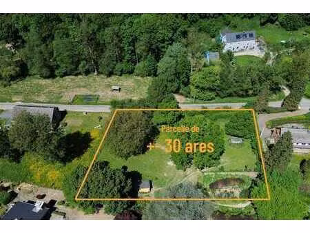grand terrain bâtissable de +/- 30 ares dans le village de c