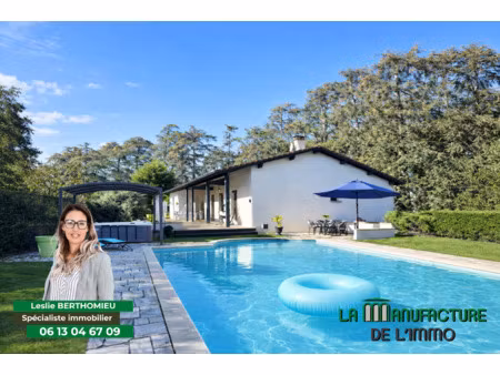 maison individuelle 4 chambres  piscine et jacuzzi st bonnet