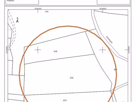 vente terrain 6820 m² signes (83870)