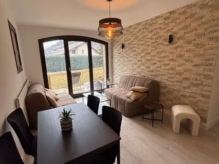 t2 location serre chevalier / briançon avec jardin