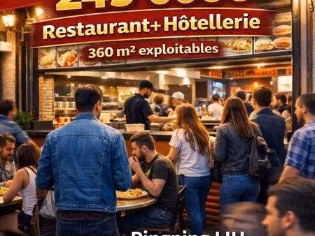 vente restaurant 360 m²