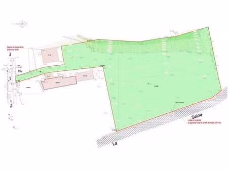 vente terrain au trait (76580) : à vendre / 4156m² le trait