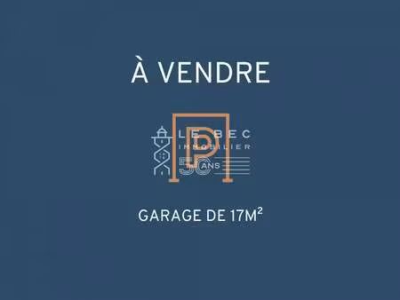 vente garage et parking à lorient (56100) : à vendre / 17m² lorient