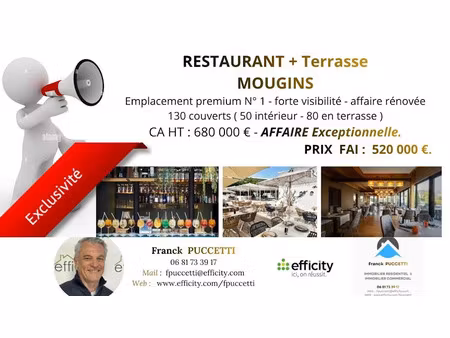 vente locaux professionnels 220 m² à mougins (06250)  520 000 €