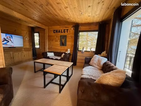 rare - chalet refais a neuf avec vue panoramique  frond de neige à 5 mn
