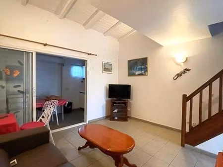appartement viager à vendre libre loué 2 pièces saint francois (971)