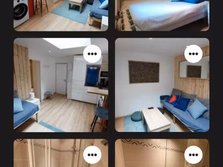 studio meublé centre loc à l'année