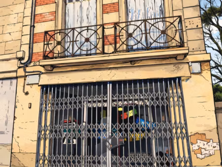 local commercial avec garage et fort potentiel en centre-vil