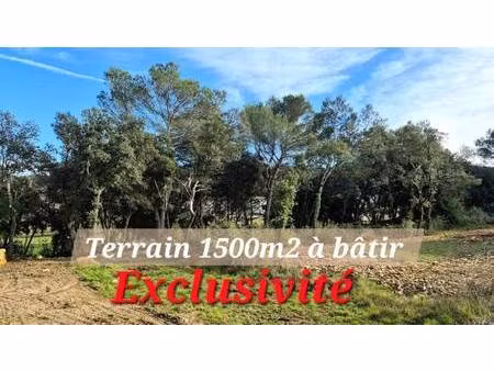 terrain constructible à vendre