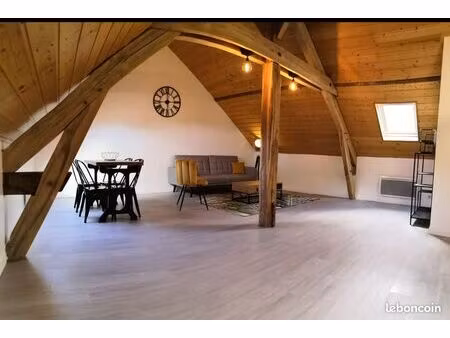 t2 meublé de 45m2 (65m2 au sol) - centre de pithiviers