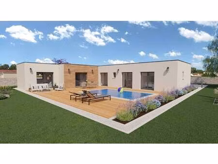 terrain avec maison neuve à vendre