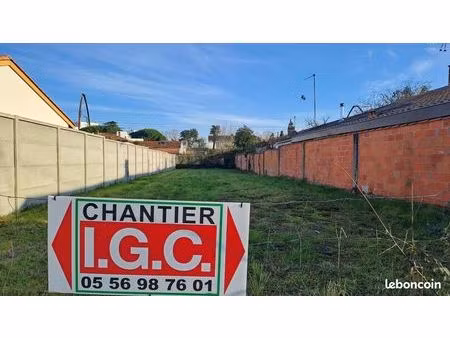 terrain 382 m² bordeaux cauderan