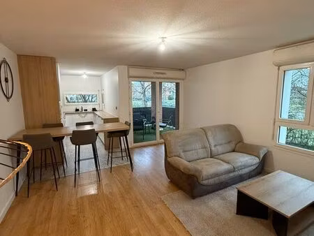 t3 meublé lumineux avec garage _ colomiers