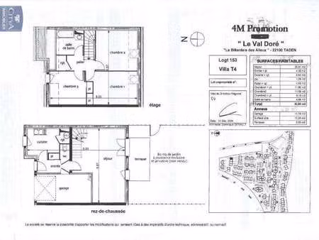 location maison à taden (22100) : à louer / 83m² taden