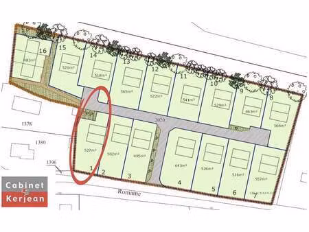 vente terrain à plouigneau (29610) : à vendre / 643m² plouigneau