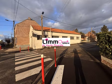 vente entrepôt 180 m² avec bureau | nesle (80190) | idéal art