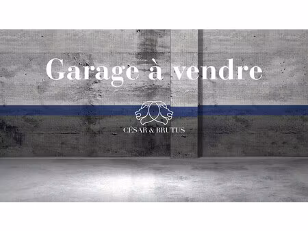 garage fermé en sous-sol