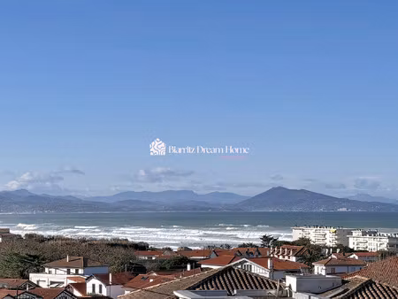biarritz milady t2 vue ocean avec terrasse  parking  cave