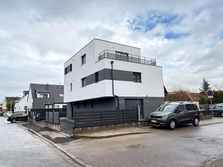 f2 neuf à ostwald 43m2 en attique