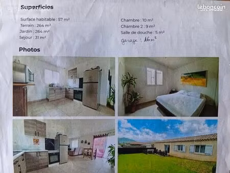 location maison t 3 avec jardin et garage