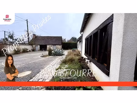 vente maison 8 pièces à chitenay (41120)  250 000 €