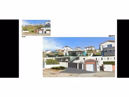 unieux 42240 terrain constructible viabilisé 764m² pc purgé certains travaux déjà réalisés