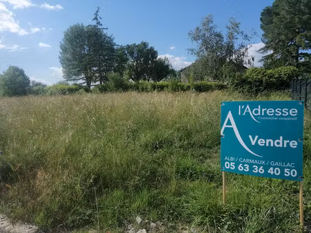 vente terrain  750.00m²  senouillac