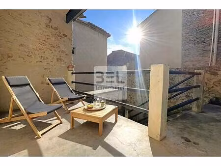 charmante maison de village avec terrasse et solarium en vallée de la cèze