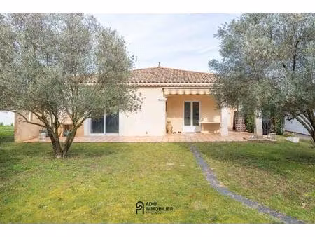 villa de plain-pied à vendre à 20 km d’uzès – terrain clos et prestations modernes