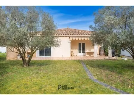 villa de plain-pied à vendre à 20 km d’uzès – terrain clos et prestations modernes