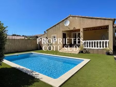 villa plain-pied 5 pièces 101 m² avec piscine - proprietés coté sud