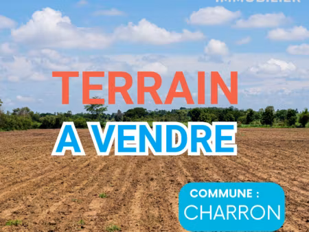 vente terrain à charron (17230) : à vendre / 418m² charron
