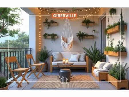 vente appartement neuf 2 pièces 44m2 giberville - 169900 € - surface privée